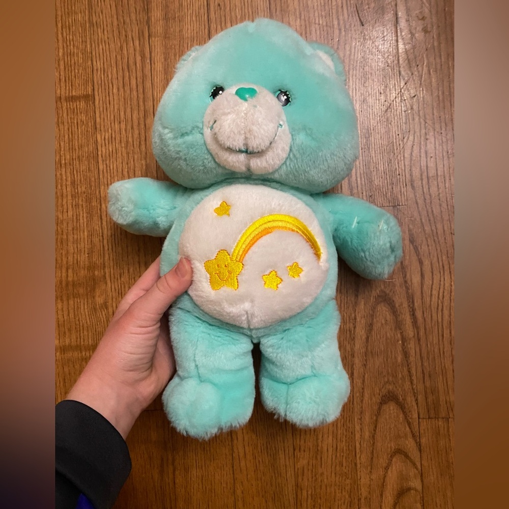 2003 vintage Y2K Care Bears Y2K Teal Plush Nontalking voice box